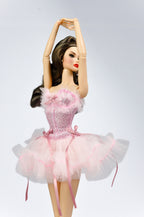OOAK | Pink Ballerina Couture Outfit for Fashion Royalty Dolls