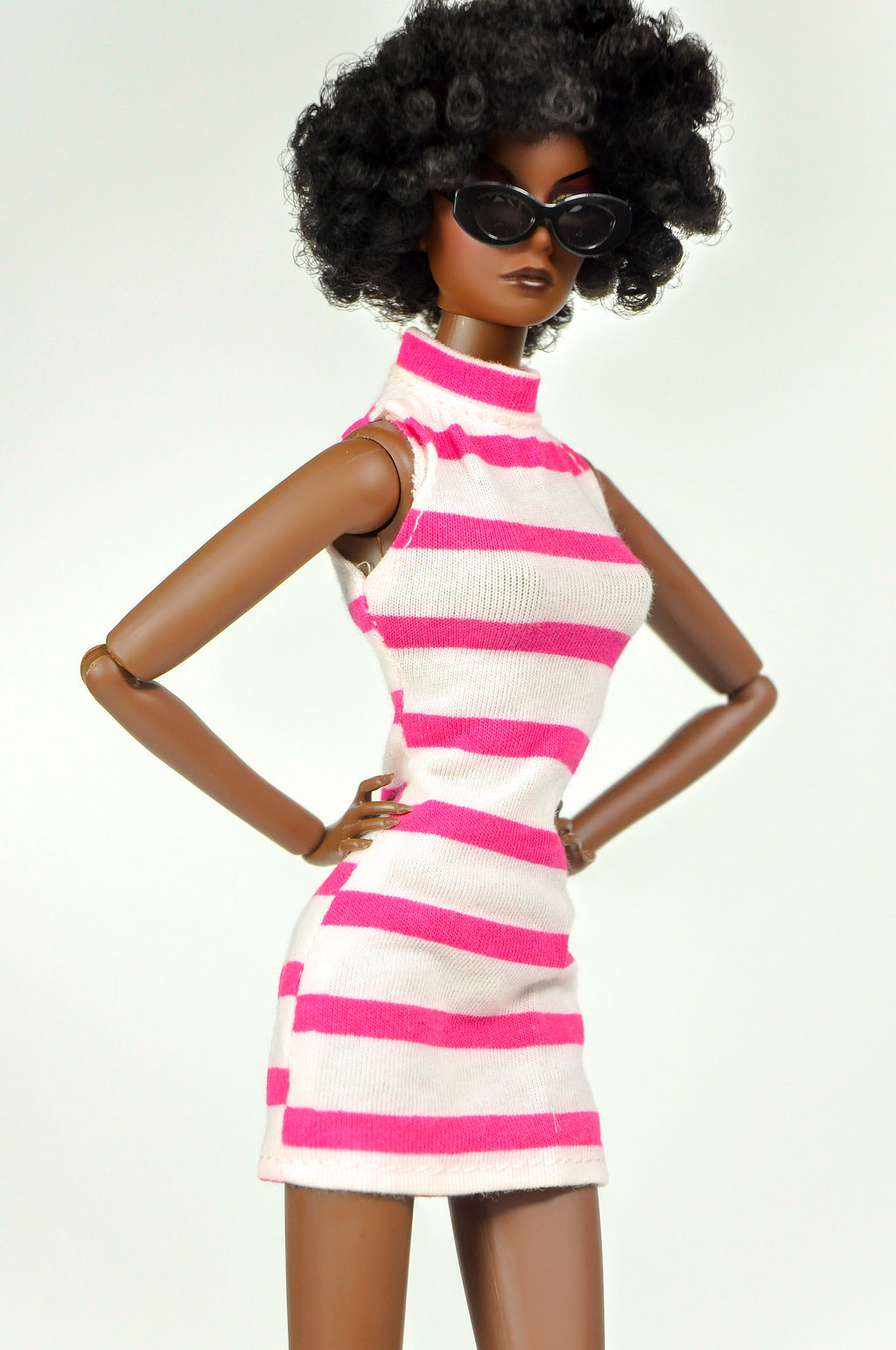 MAY SALE | 1:6 Scale Doll Outfit – Collector Fashion Piece - LOOK 8 (PINK)