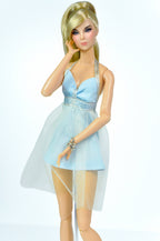 MAY SALE | 1:6 Scale Doll Outfit – Collector Fashion Piece - LOOK 14 (BLUE)