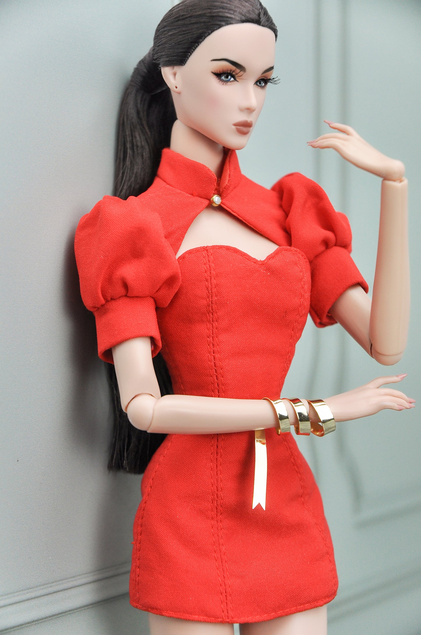 LUNAR NEW YEAR CAPSULE COLLECTION | Look #1 - Red dress with bolero top