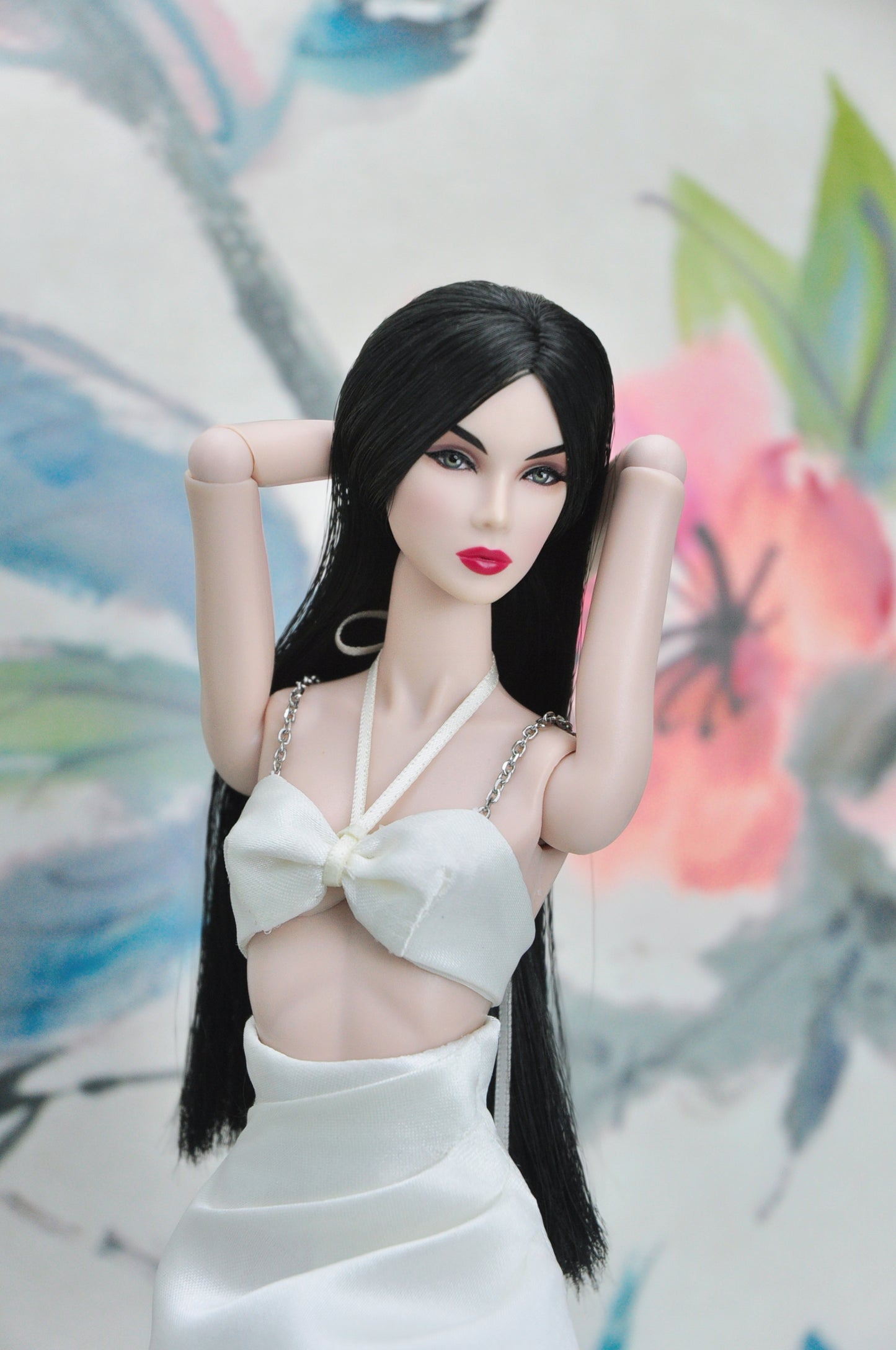 SUMMER NEVER ENDS | Croptop and high-waisted long skirt for Fashion Royalty  & 12" fashion doll