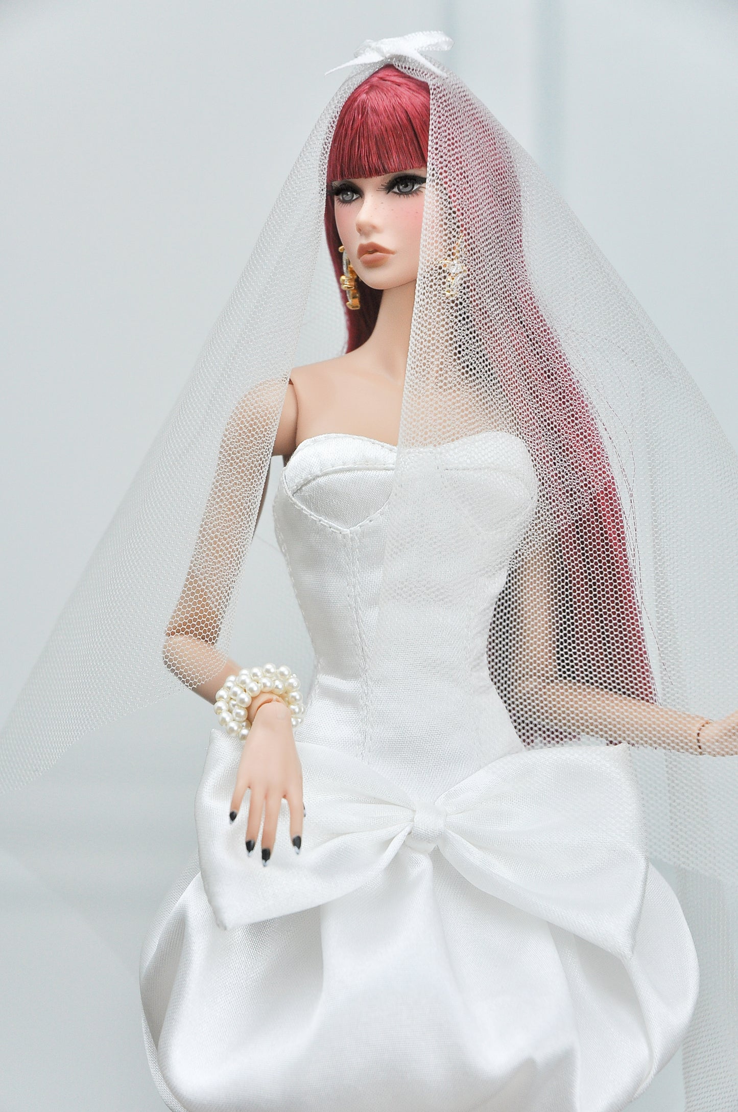 A Girl Next Door - IVY | Bridal outfit corset dress for Fashion Royalty 6.0 doll clothes