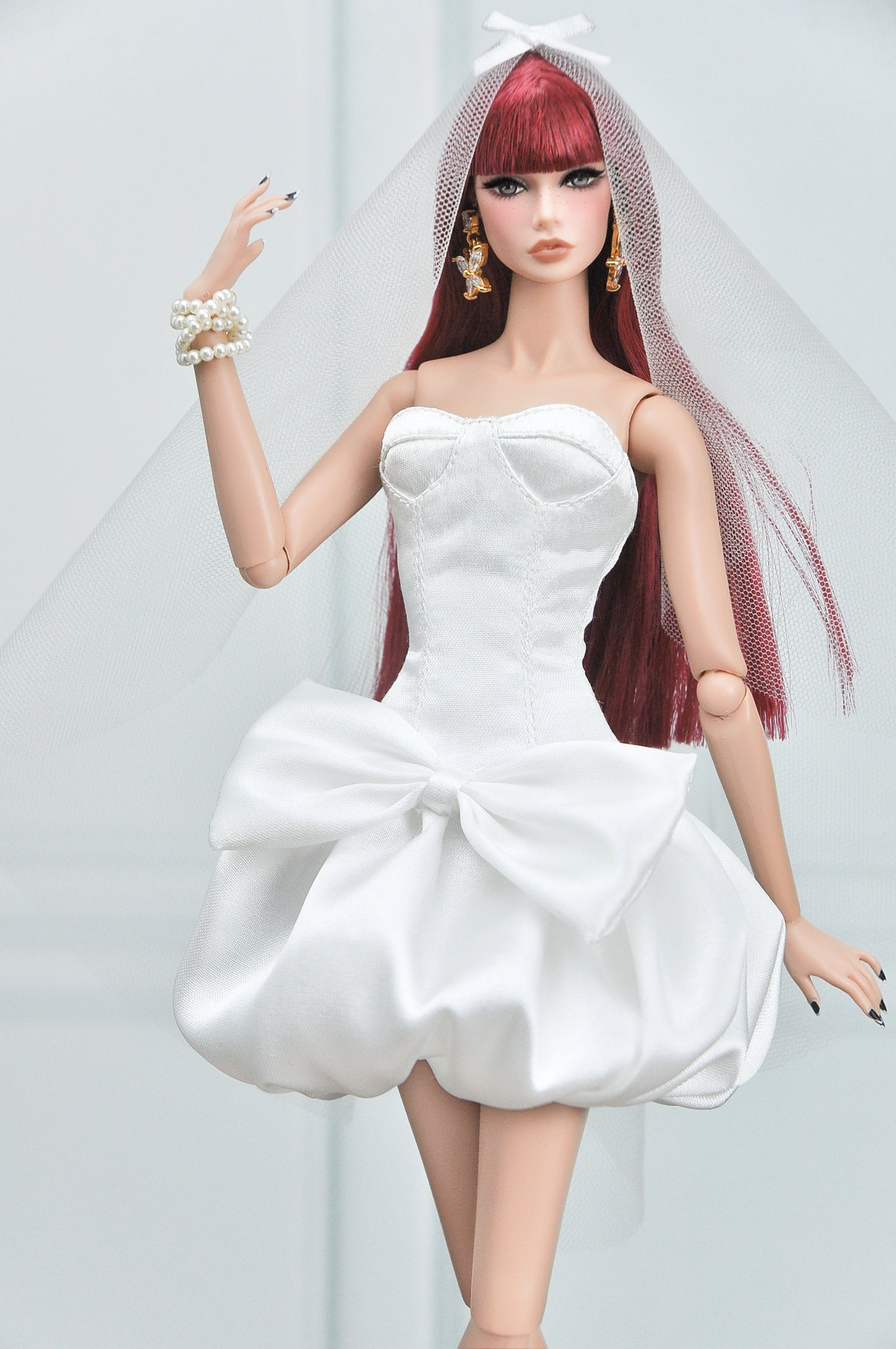 A Girl Next Door - IVY | Bridal outfit corset dress for Fashion Royalty 6.0 doll clothes