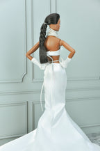 AURA | Ivory Pearl Siren Gown — 1/6 Fashion doll clothes