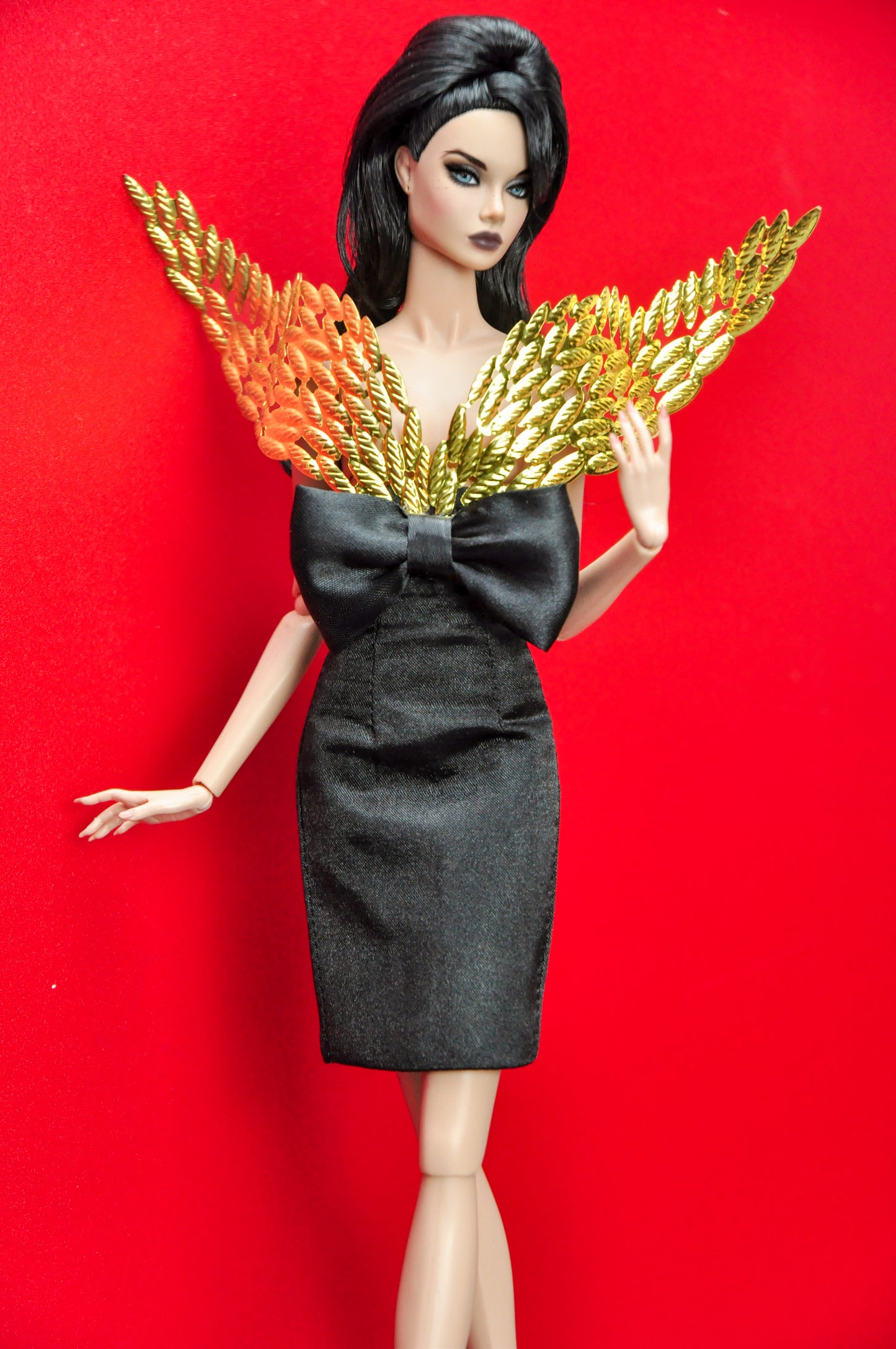 A Krut : Mythic wing dress - For Fashion Royalty & 12" Doll clothes