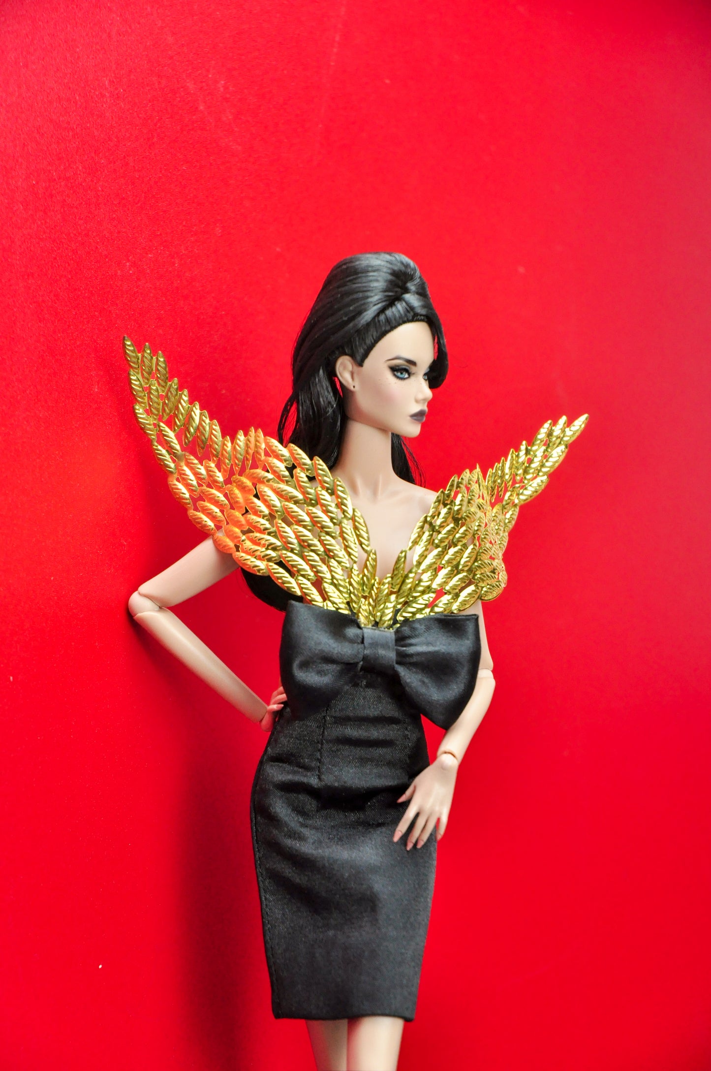 A Krut : Mythic wing dress - For Fashion Royalty & 12" Doll clothes