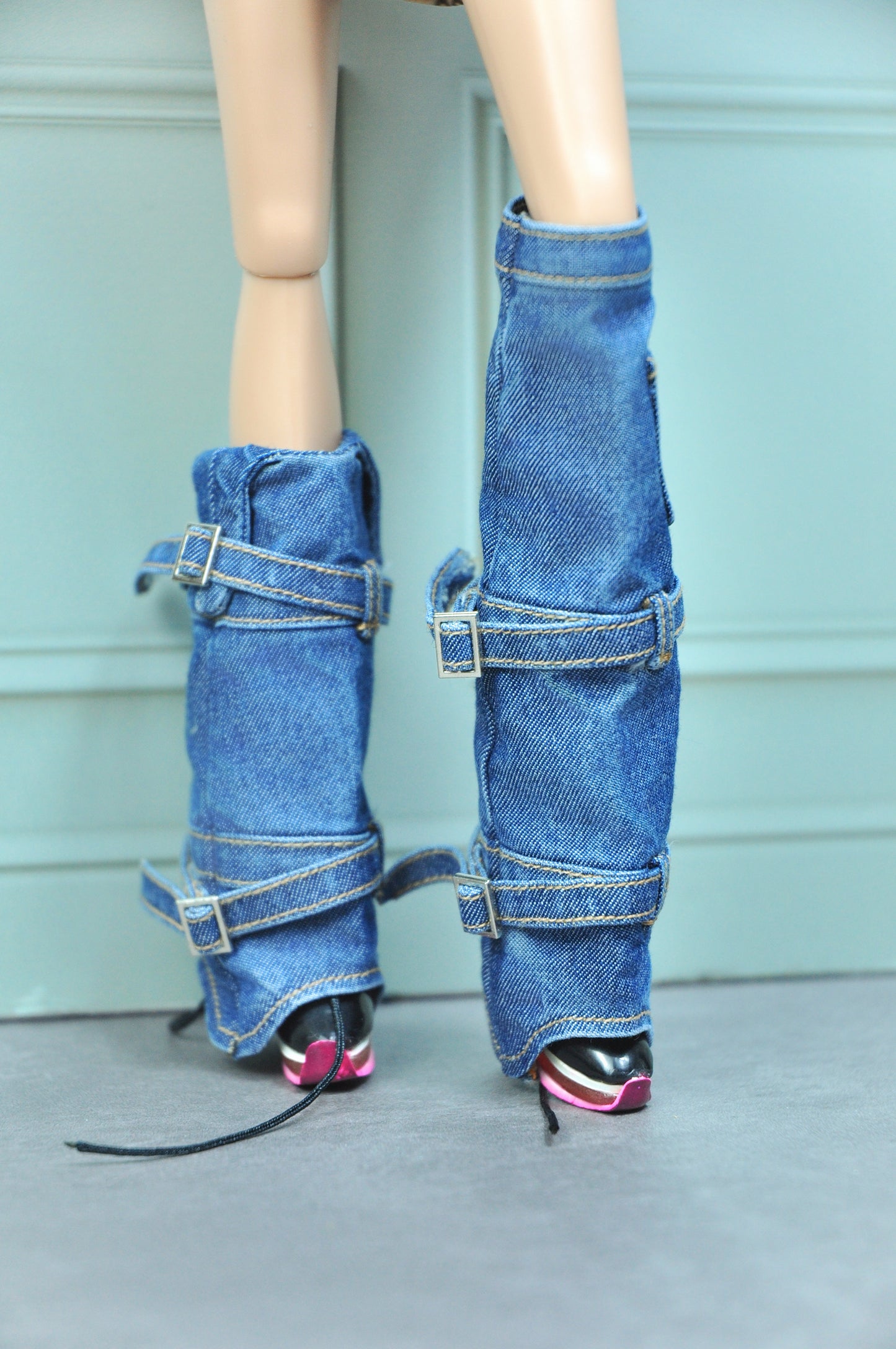 A WAVE 4| Y2K COLLECTION - Fashion Royalty doll clothes & Poppy Parker : Leg wraps (Comes in pair)