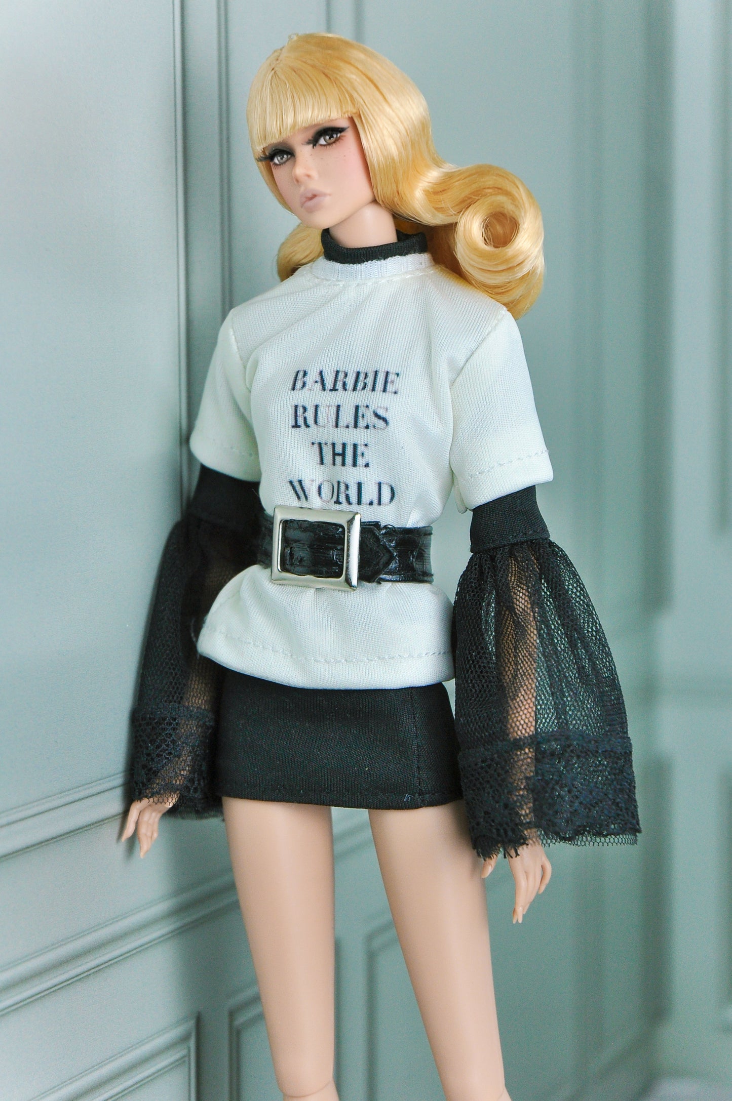 Barbie Rules The World outfit - Jersey 2 pieces outfit for FR 6.0 and Poppy Parker