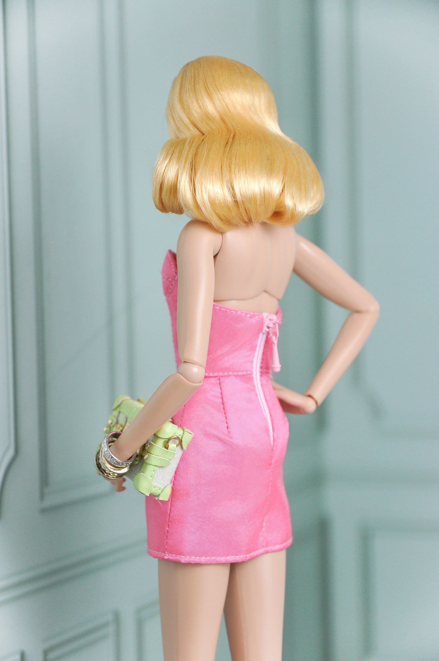 PINK GLAM - Bustier dress for FR 6.0 and Poppy Parker doll