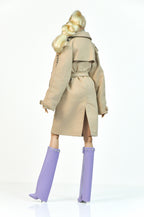 BASIC | Tailored Beige Trench Coat for Fashion Royalty 6.0 Doll | Classic 1/6 Outerwear
