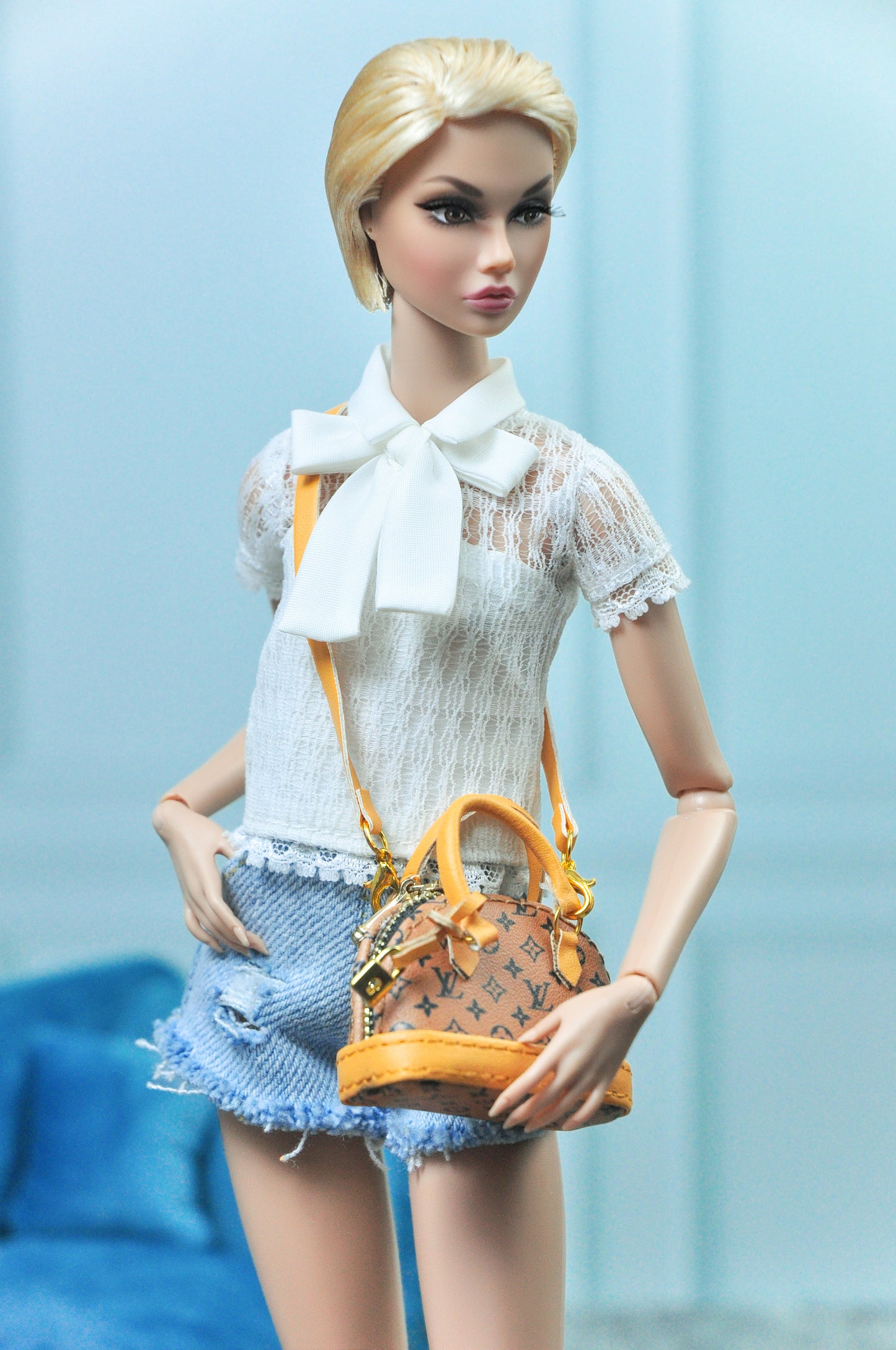 LOUIS LOVER | Handbag for 1/6 assortment - Clutchs and bags for 1/6 Fashion Royalty Nu FACE Doll