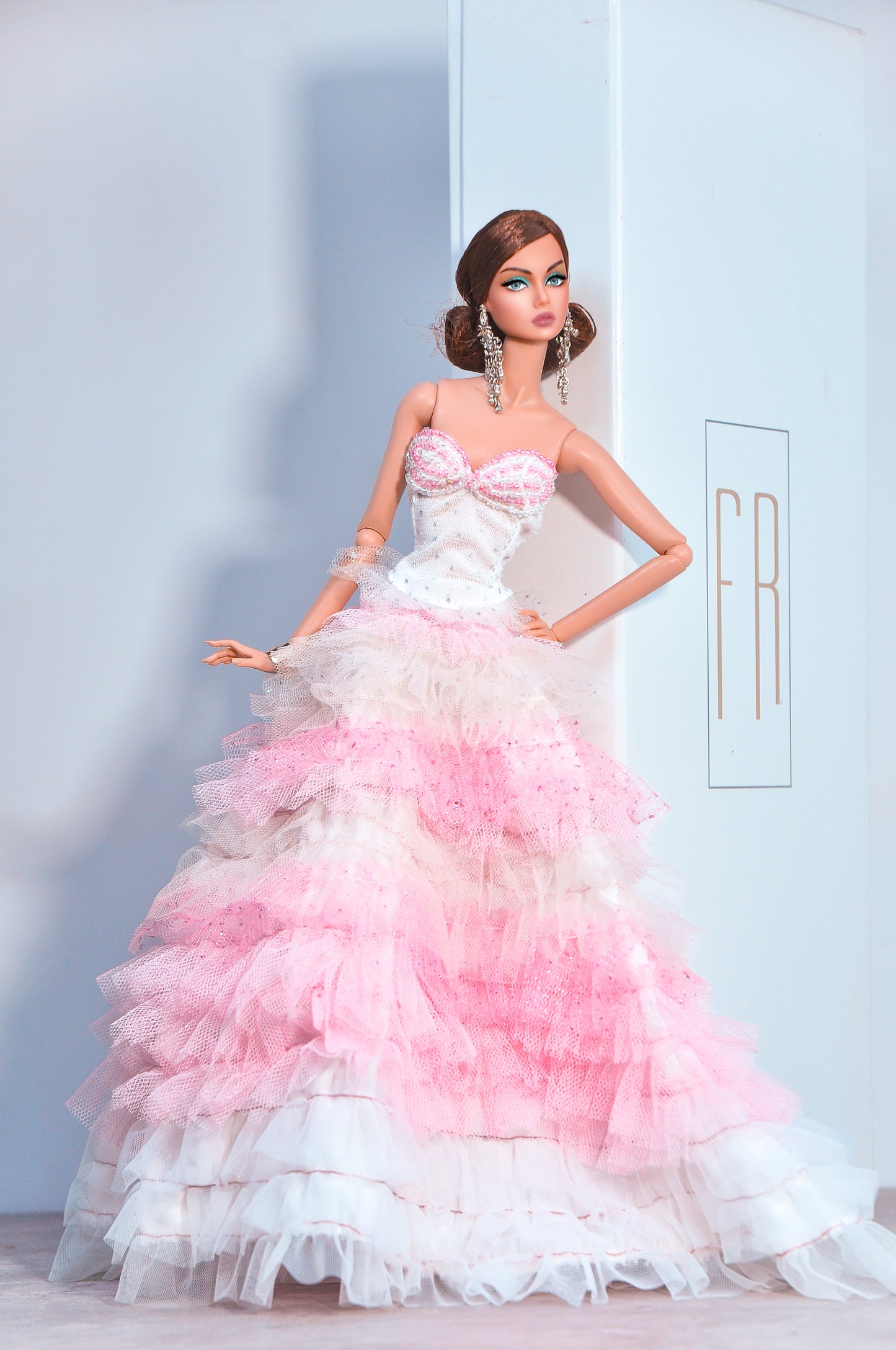 STYLE LAB | Evening ruffle gown for Fashion Royalty & NU FACE Doll