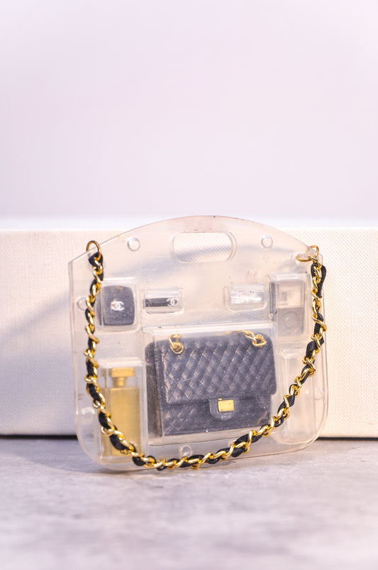 DOLL BAG | 1/6 Scale see-through case with set of miniature accessories for Fashion Royalty & NU FACE Doll Poppy Parker