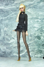 NOIR DE MUSE | Midnight Rose Mini Dress for Fashion Royalty & Integrity Toys Doll