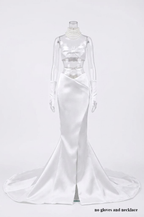 AURA | Ivory Pearl Siren Gown — 1/6 Fashion doll clothes