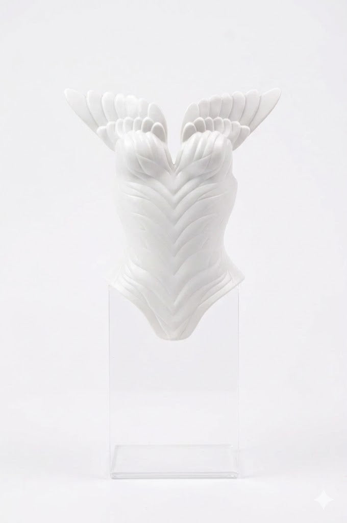 AURA COLLECTION | (TOP ONLY) Swan Sculpt Body Shield for 1/6 Fashion doll clothes