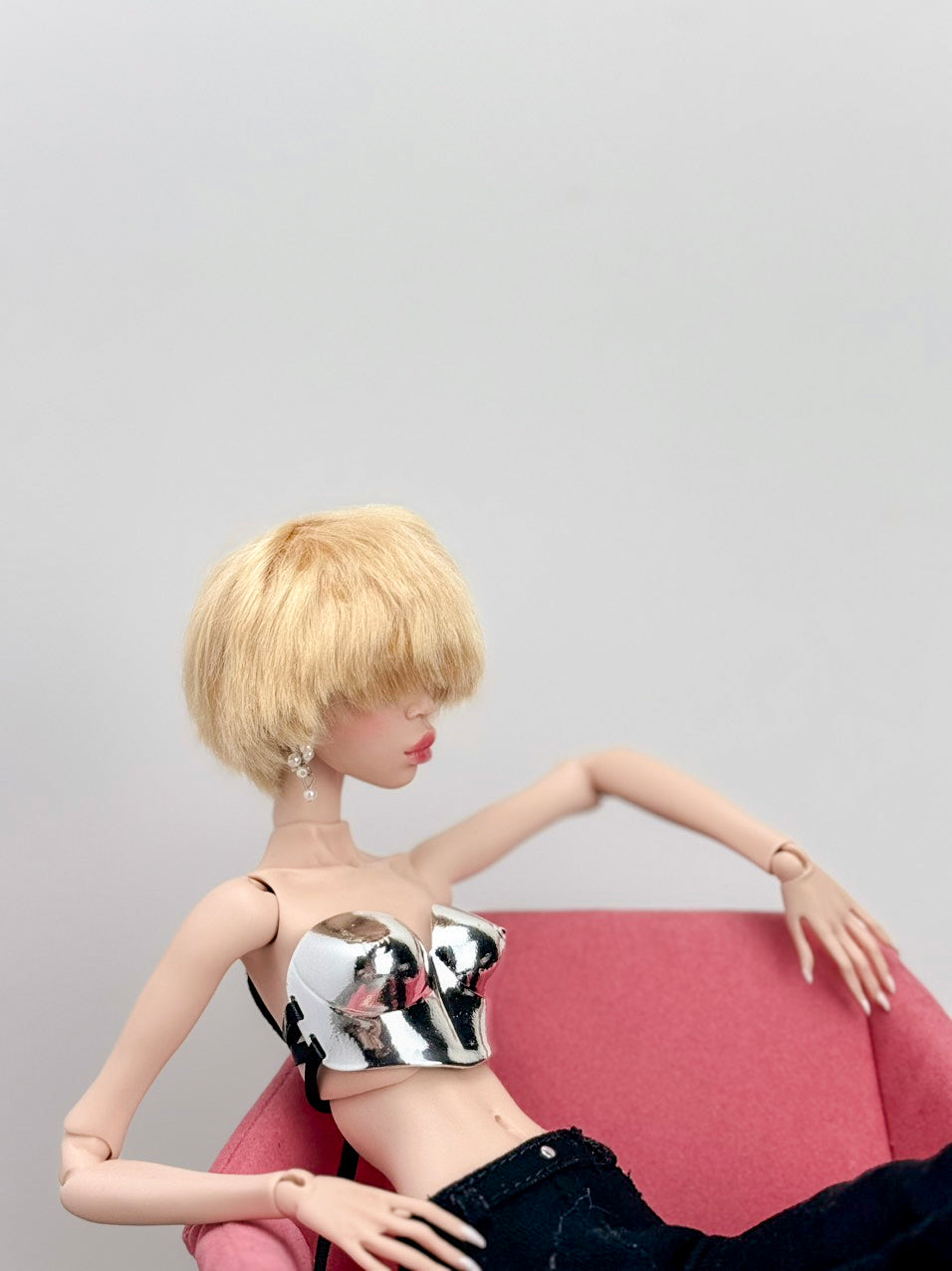 POVOVY Sister  - 1/4 BJD  3D Sculptural Bustier top