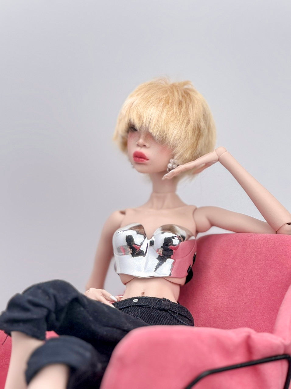 POVOVY Sister  - 1/4 BJD  3D Sculptural Bustier top