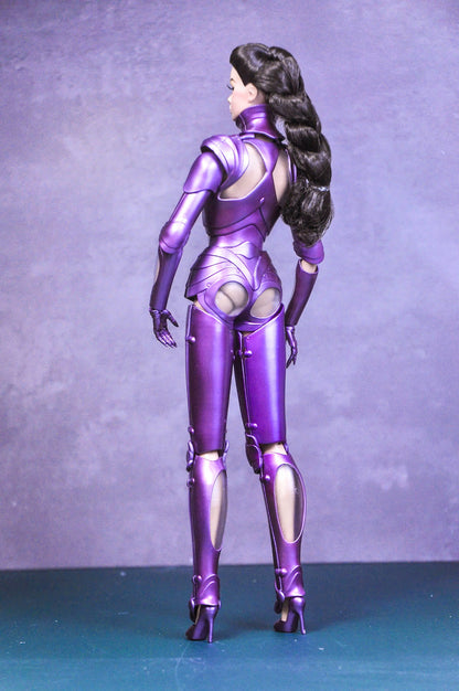 ROBOTIC GLAMOUR | 3D suit for Fashion Royalty Dolls & NU FACE doll - PURPLE Version