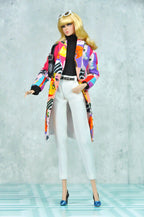 BASIC | Pop Art Statement Coat Set for Fashion Royalty 6.0 Doll | Editorial 1/6 Scale Outfit