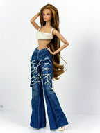 BASIC | #5 | Basic Collection Jeans – Classic Denim for 1/6 Dolls | Everyday Essential | Plastik Tiara