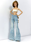 BASIC | #3 | Basic Collection Jeans – Classic Denim for 1/6 Dolls | Everyday Essential | Plastik Tiara (Copy)