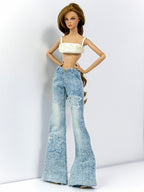 BASIC | #3 | Basic Collection Jeans – Classic Denim for 1/6 Dolls | Everyday Essential | Plastik Tiara (Copy)